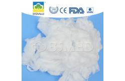 China High Quality Environmental Stuffing Material Cotton Filling Fiber Bleached Cotton Raw supplier