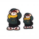 Sweater Chenille Patch Embroidery , Ironing Sew On Patches For Clothes for sale
