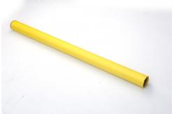 China Heat Resistant Yellow Silicone-Coated Glass Fabric, Width 0.5m-2m, Thermal Insulation supplier
