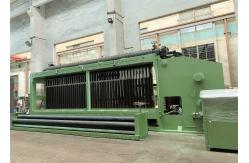 China 3.2mm Wire 80x100mm Adjustable Gabion Mesh Machine 195m/h Mesh Output supplier