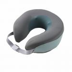 U Shape Memory Foam Heated Massage Pillow For Neck Relief for sale