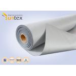 Waterproof Pu Coated Glass Fibre Fabric for Fire curtains and smoke curtains for sale