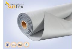 China Waterproof Pu Coated Glass Fibre Fabric for Fire curtains and smoke curtains supplier