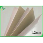 1.2mm Recyclable Greyboard With Laminate White Paper One Side For books