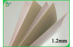 China 1.2mm Recyclable Greyboard With Laminate White Paper One Side For books supplier