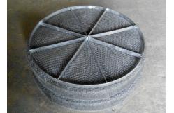 China 500mm Gas Liquid Separator , Wire Mesh Demister Of Gas Oil Tailor supplier