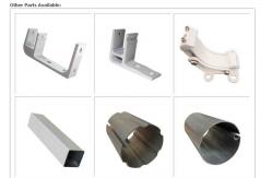 China Aluminium Retractable Awning Accessories Square Plug Awning Window Components supplier
