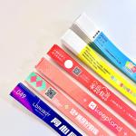 Full Color Printed Dupont Paper Wristbands UV Resistant 2-3 Days Lead Time for sale
