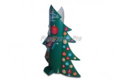 China Christmas Tree Shaped Auto Pop Up Merchandising Shelf supplier