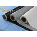 32 Oz High Temp Silicone Coated Fiberglass Fabric For Fire & Splash Curtains for sale