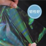 Wholesale waterproof rainbow film, transparent glass paper, flower paper, laser paper, flower bouquet packaging paper materials for sale