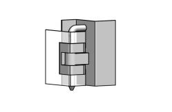 China ISO Latch Zinc Alloy Hinges Bright Chrome Metal Window Hinges supplier