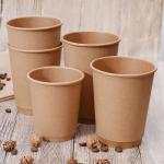 Custom Printing LOGO Paper Coffee Cup Iced Coffee Cup