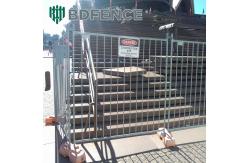 China 3D Temporary Perimeter Fencing / Crowd Barrier Fencing 2.4 X 2.95m supplier