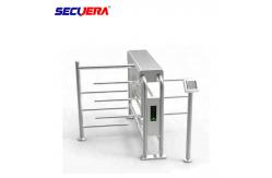 China optical smart pedestrian entrance Sliding barrier electronic turnstile Barrier Gate supplier