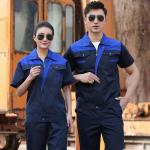 Short Sleeve OEM Construction Worker Uniform Customized Logo for sale