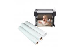 China Large Format Printable 230gsm High Glossy Weak Eco-solvent Photo Paper Roll supplier