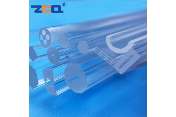 Double Row Three Holes Quartz Glass Capillaries Optical Fiber Protection Sleeve