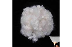 China Customizable 64mm Flame Retardant Polyester Fiber For Non Woven Fabric supplier
