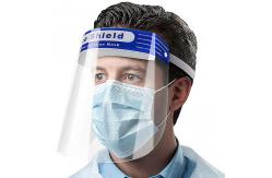 China High Transmittance PET Protective Face Shield , Transparent Full Cover Shield supplier