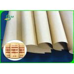 80gsm 90gsm Strong Burst Resistance Brown Kraft Paper For Cement Bags for sale