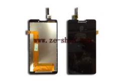 China Black Cell Phone LCD Screen Replacement For Lenovo P780 Complete supplier