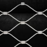 304 316 Stainless Steel Protective Fence Flexible Wire Rope Mesh 7 X 7 for sale