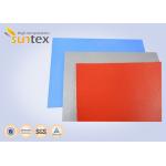 730 g Fiberglass Coated Fabric Expansion Joint Cloth With Silicone Anti Fire Air Connector Cloth for sale