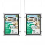 Waterproof Real Estate Backlit Poster Advertising Hanging Slim Photo Picture Led Light Box Both Vertical and Horizontal Hanging AC100-240V for sale