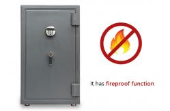 China Anti Theft Fireproof Jewelry Safe Leather-Covered Biometric Fingerprint Lock supplier