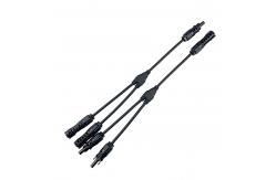 China IP67 Waterproof Solar Branch Connector with Copper Contacts and PPO Cable supplier