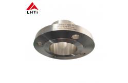 China Customized Weld Neck Flange , Gr2 Gr9 Butt Forging Titanium Flange supplier