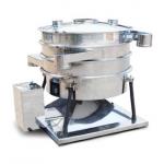 Ultrasonic Cassava Dry Starch Sieve Machine Vibration Screen Double Layer 100mesh SS304 for sale