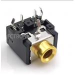 PJ-306 3.5MM Headphone jack Metal Copper Head Color Customized Audio Jack DIP for sale