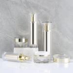 Customized Luxury Empty Acrylic Cosmetic Packaging Bottles 30ML 50ML 100ML And Jars 30G 50G for sale