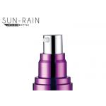 Alum airless lotion bottle with different head caps pp material SR-2108J