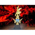 Gold Plated Plastic Trophy Cup For Olympic Games Dancing Winners for sale