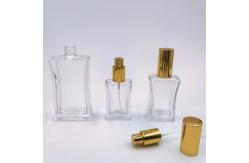 China Customized 20ml 30ml & 50ml Glass Bottle With Aluminum Sprayer and Over Cap supplier