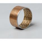 Bronze Alloy Sintered Bimetal Bearing Bushes Convenient Installation High Hardness for sale