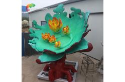 China Customized Weather Proof Fiberglass Flower For Theme Park supplier