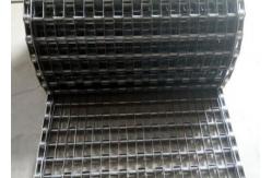 China 316SS Flat Flex Conveyor Belt , Wire Mesh Belt For Chocolate Cookies supplier