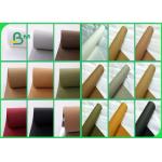 Green Color 0.55mm Customized Soft Washable Kraft Paper For Bag Design for sale