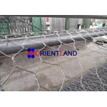 Triple Twisted PVC Coated Gabion Wall Baskets 100x120mm for sale
