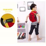 Red Child Personalized Kids Backpack Shoulder Neoprene Waterproof