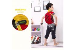 China Red Child Personalized Kids Backpack Shoulder Neoprene Waterproof supplier