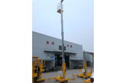 China 8m Single Mast Aerial Work Platform Aluminum Frame Hydraulic Lift Table supplier