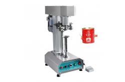 China 200mm Foil Lid Sealing Machine Tomato Tin Can Canning Machinery supplier