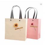 Fashionable Reusable Embossed Art Boutique Paper Bag For Gift Shop for sale
