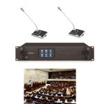 6.3mm Jack Wired Conference System Max 110 units Omnidirectional Camera Tracking for sale