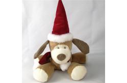 China Child Friendly Christmas Plush Toys Plushy Brown Christmas Stuffed Animals supplier